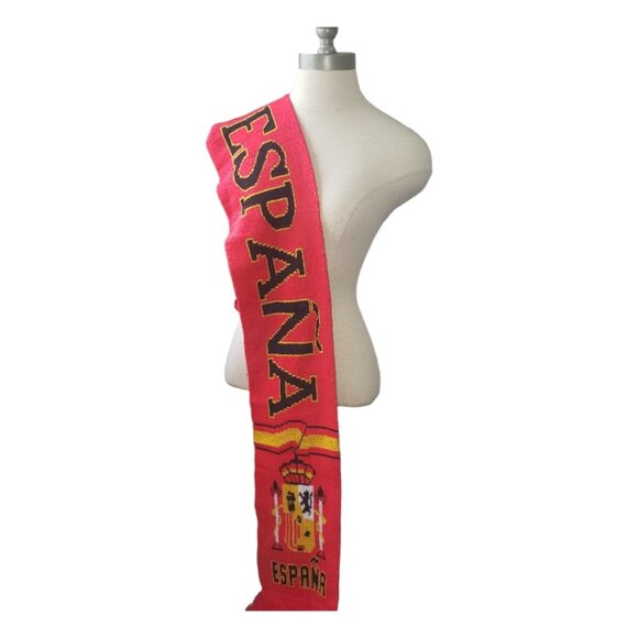 CT1584(1) Spain Espana National Team Soccer Scarf - Picture 1 of 3
